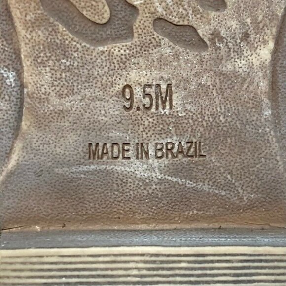 Steve Madden Auckland Booties Brown Leather 9.5 - Picture 8 of 9